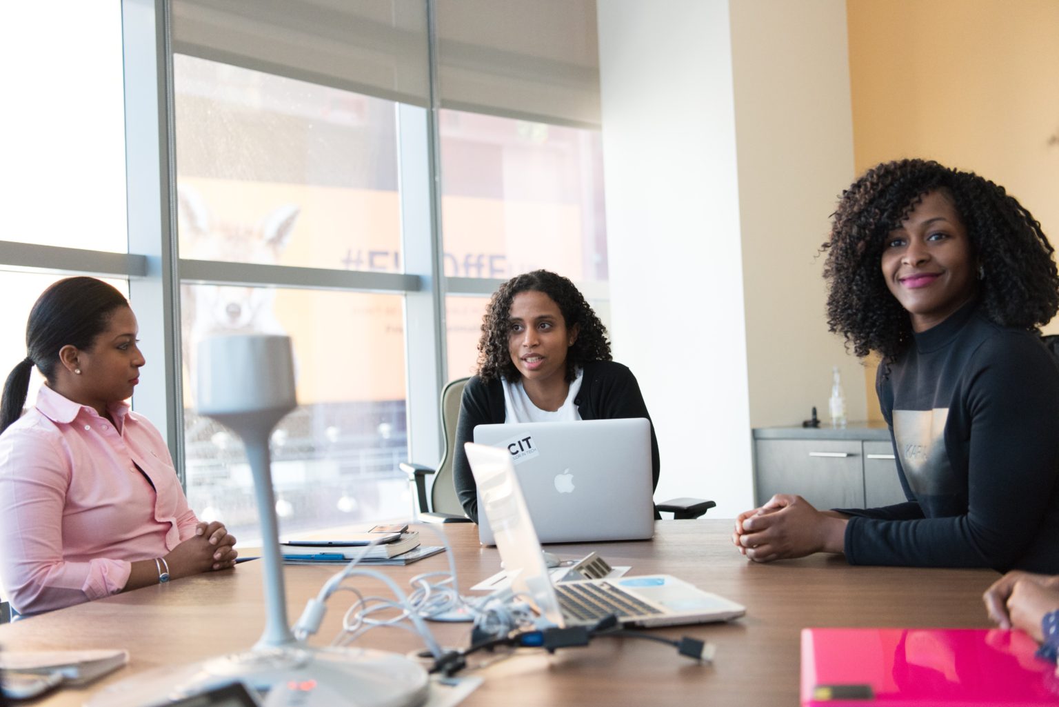 Members in a professional meeting